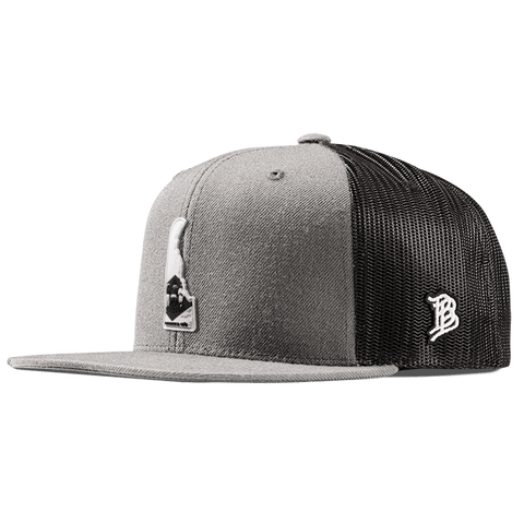 Delaware Moonlight PVC Flat Trucker Heather Gray