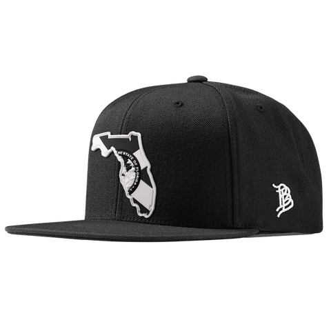 Florida Moonlight PVC Classic Snapback Black