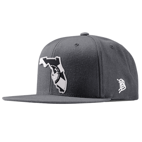 Florida Moonlight PVC Classic Snapback Charcoal