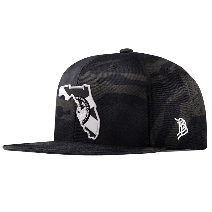 Florida Moonlight PVC Classic Snapback Multicam