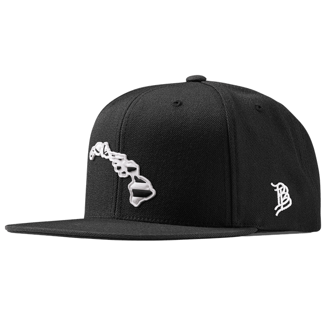 Hawaii Moonlight PVC Classic Snapback Black