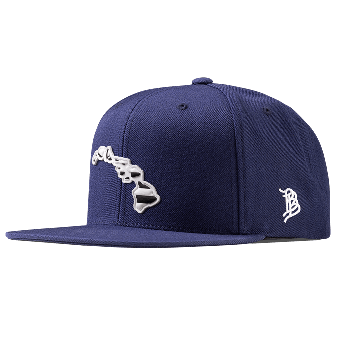 Hawaii Moonlight PVC Classic Snapback Navy