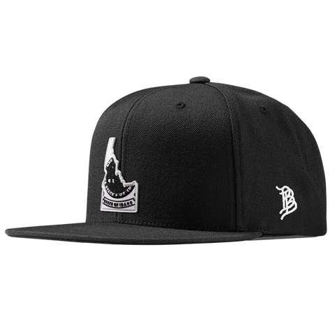 Idaho Moonlight PVC Classic Snapback Black