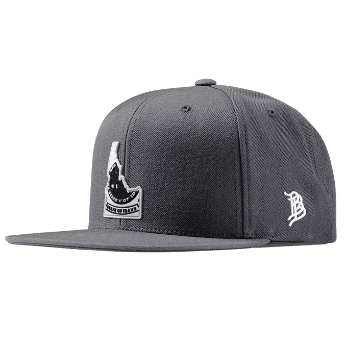 Idaho Moonlight PVC Classic Snapback Charcoal