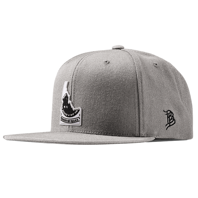 Idaho Moonlight PVC Classic Snapback Heather Gray