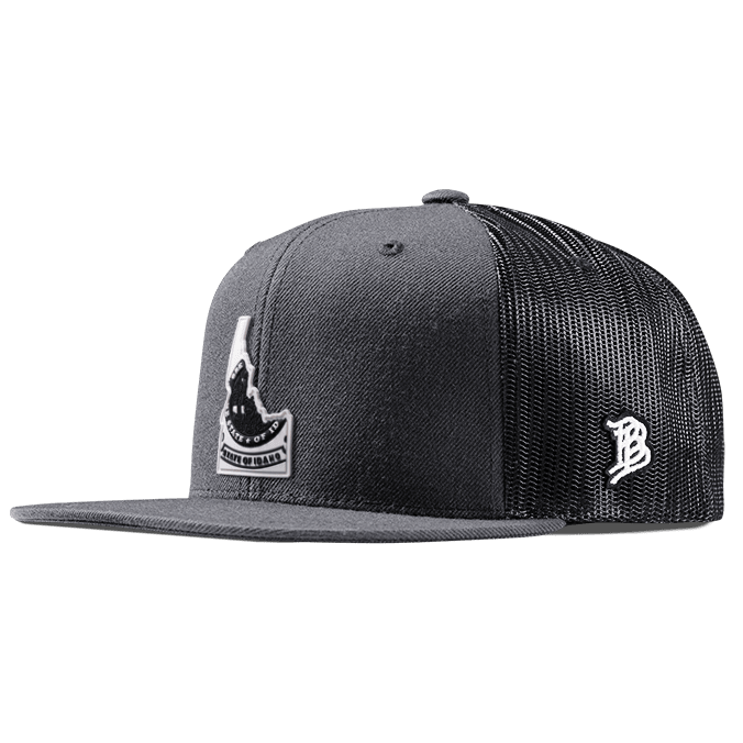 Idaho Moonlight PVC Flat Trucker Charcoal