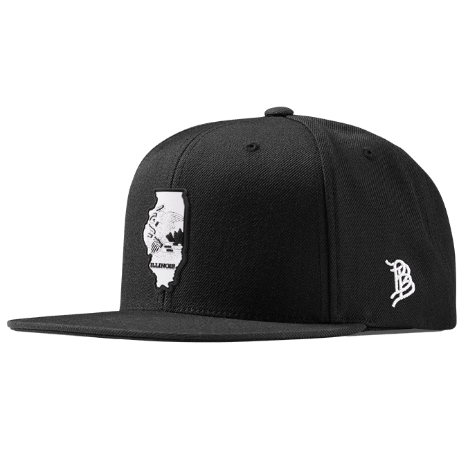 Illinois Moonlight PVC Classic Snapback Black