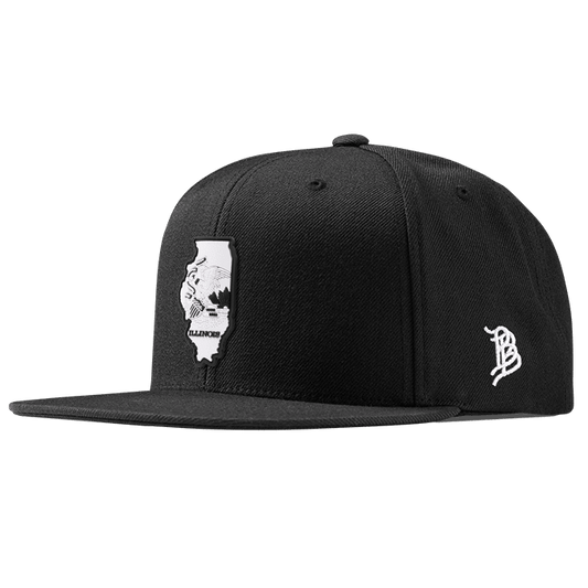 Illinois Moonlight PVC Classic Snapback Black