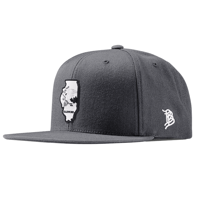 Illinois Moonlight PVC Classic Snapback Charcoal