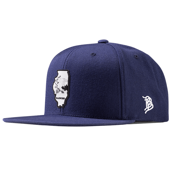 Illinois Moonlight PVC Classic Snapback Navy