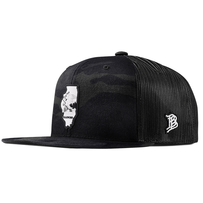 Illinois Moonlight PVC Flat Trucker Multicam