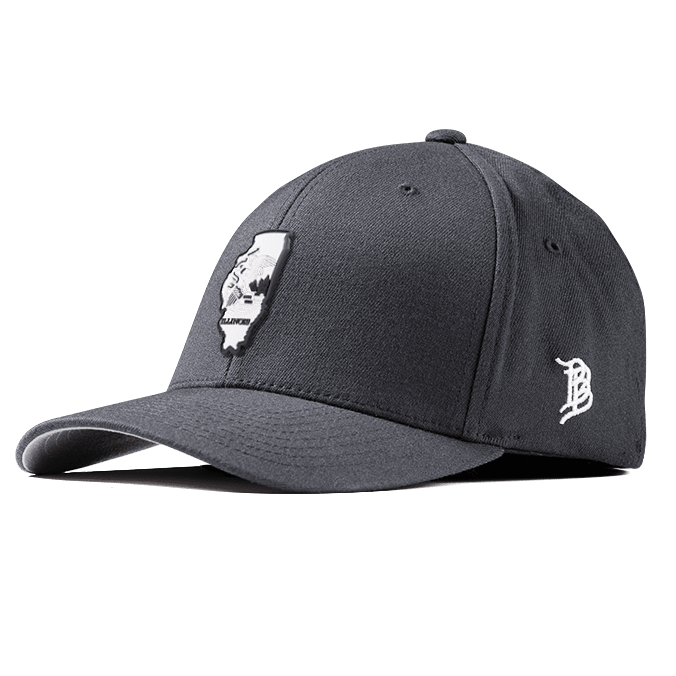 Illinois Moonlight PVC Flexfit Fitted Charcoal