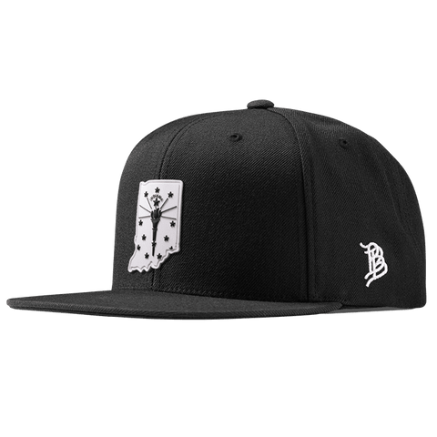 Indiana Moonlight PVC Classic Snapback Black