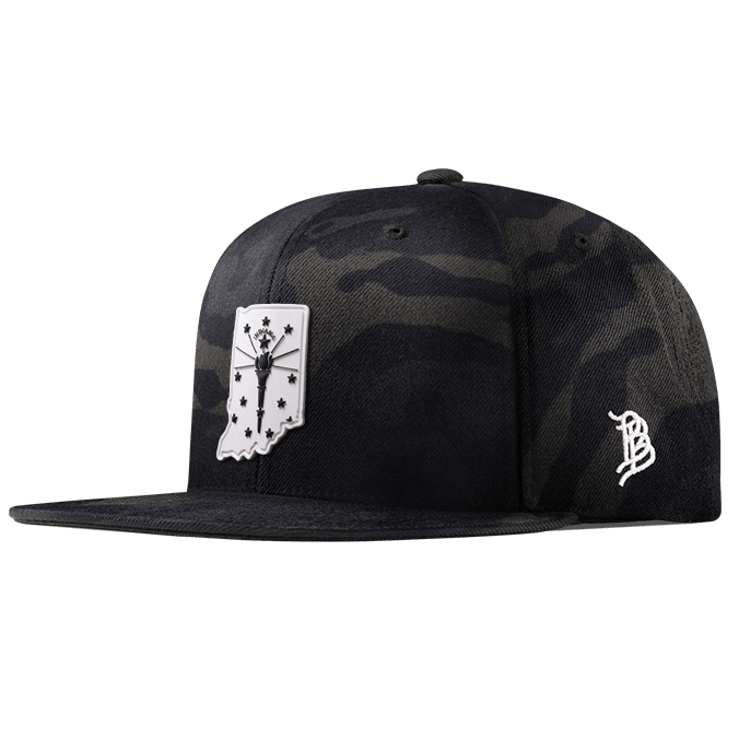 Indiana Moonlight PVC Classic Snapback Multicam