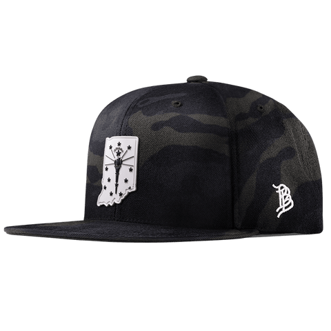 Indiana Moonlight PVC Classic Snapback Multicam