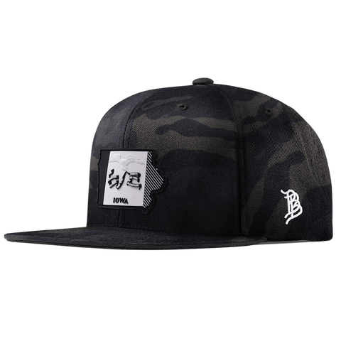 Iowa Moonlight PVC Classic Snapback Multicam