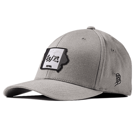 Iowa Moonlight PVC Flexfit Fitted Heather Gray