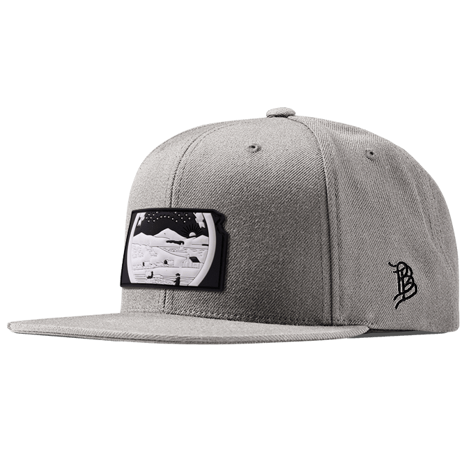 Kansas Moonlight PVC Classic Snapback Heather Gray