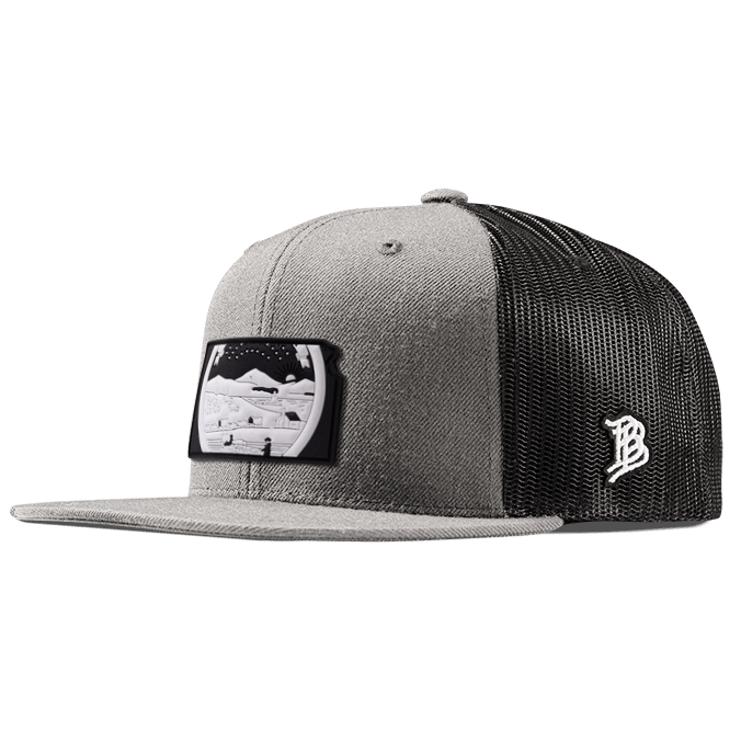 Kansas Moonlight PVC Flat Trucker Heather Gray