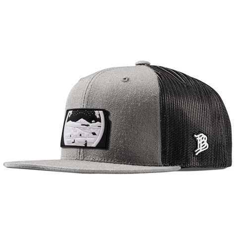 Kansas Moonlight PVC Flat Trucker Heather Gray