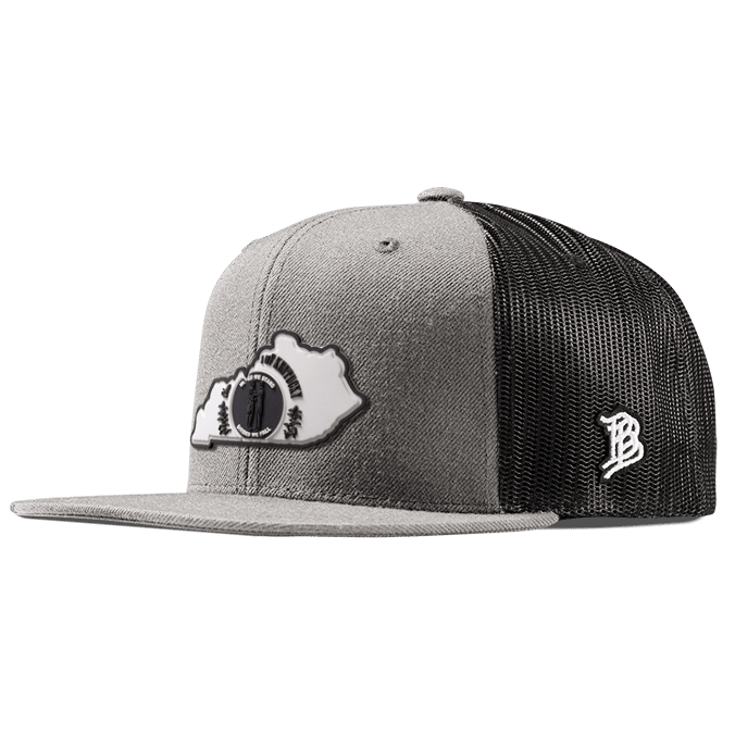 Kentucky Moonlight PVC Flat Trucker Heather Gray