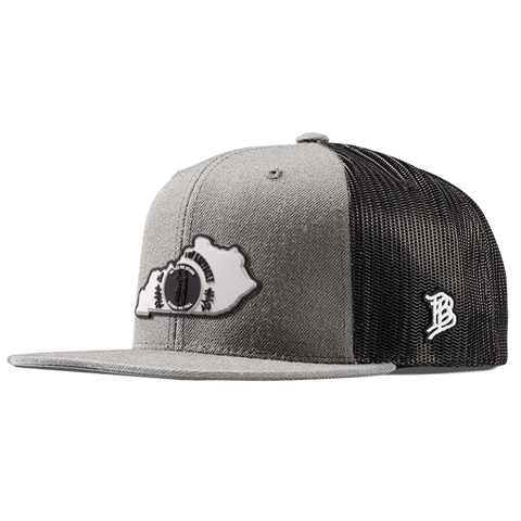 Kentucky Moonlight PVC Flat Trucker Heather Gray