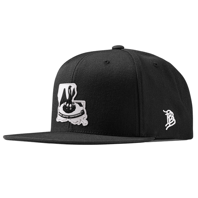 Louisiana Moonlight PVC Classic Snapback Black