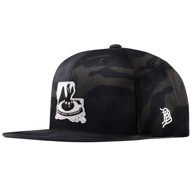 Louisiana Moonlight PVC Classic Snapback Multicam