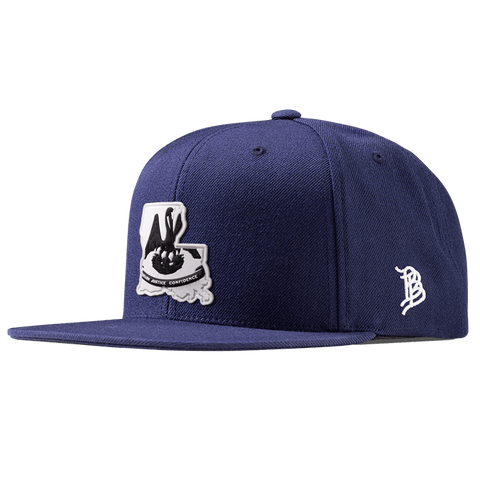 Louisiana Moonlight PVC Classic Snapback Navy