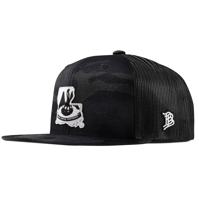 Louisiana Moonlight PVC Flat Trucker Multicam