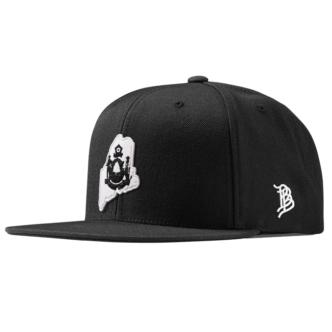 Maine Moonlight PVC Classic Snapback Black