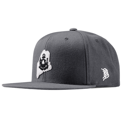 Maine Moonlight PVC Classic Snapback Charcoal