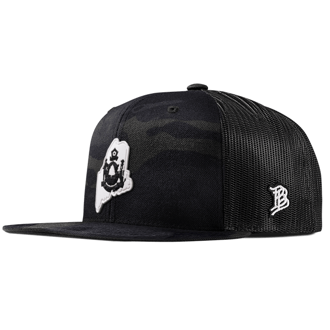 Maine Moonlight PVC Flat Trucker Multicam