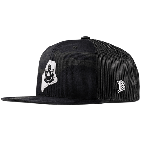 Maine Moonlight PVC Flat Trucker Multicam