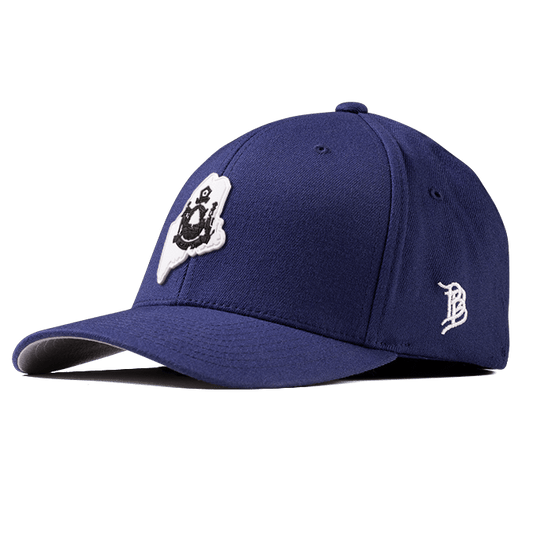 Maine Moonlight PVC Flexfit Fitted Navy