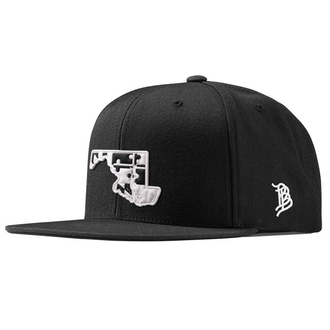 Maryland Moonlight PVC Classic Snapback Black