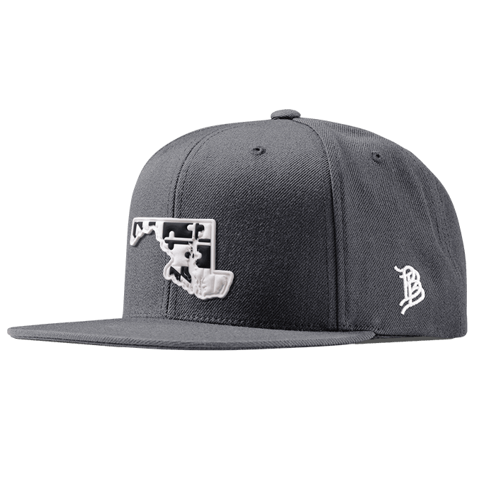 Maryland Moonlight PVC Classic Snapback Charcoal