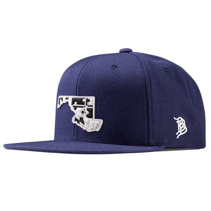 Maryland Moonlight PVC Classic Snapback Navy