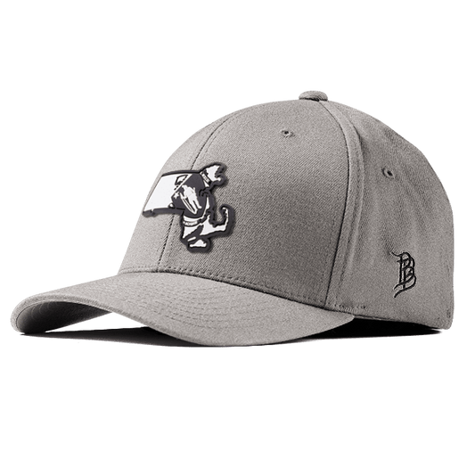 Massachusetts Moonlight PVC Flexfit Fitted Heather Gray