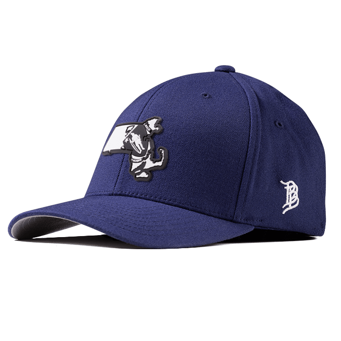 Massachusetts Moonlight PVC Flexfit Fitted Navy