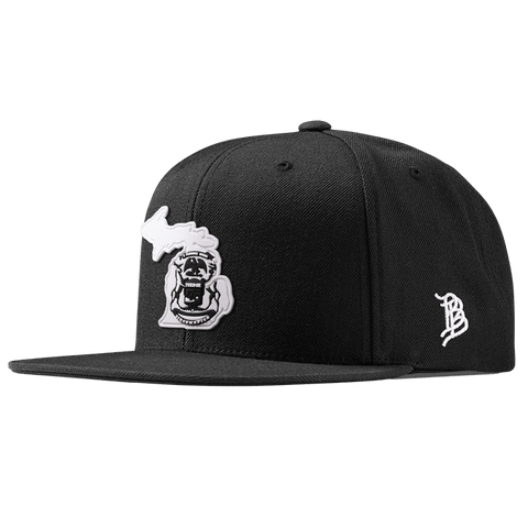 Michigan Moonlight PVC Classic Snapback Black