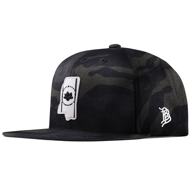 Mississippi Moonlight PVC Classic Snapback Multicam