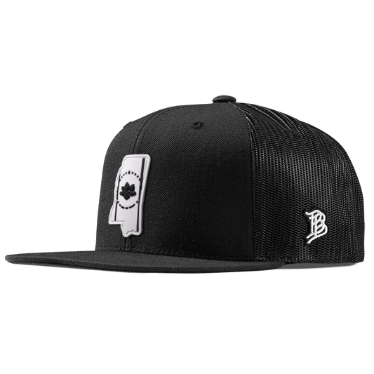 Mississippi Moonlight PVC Flat Trucker Black