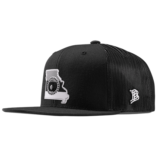 Missouri Moonlight PVC Flat Trucker Black