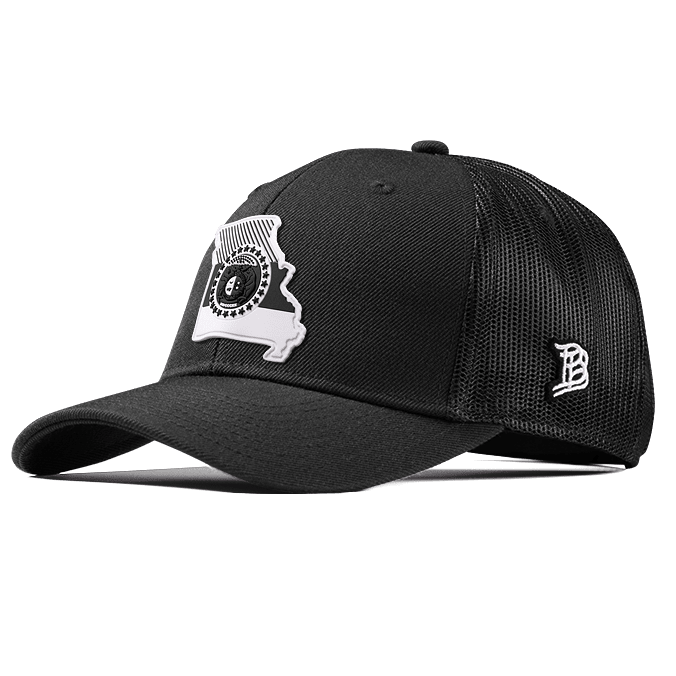 Missouri Moonlight PVC Curved Trucker Black