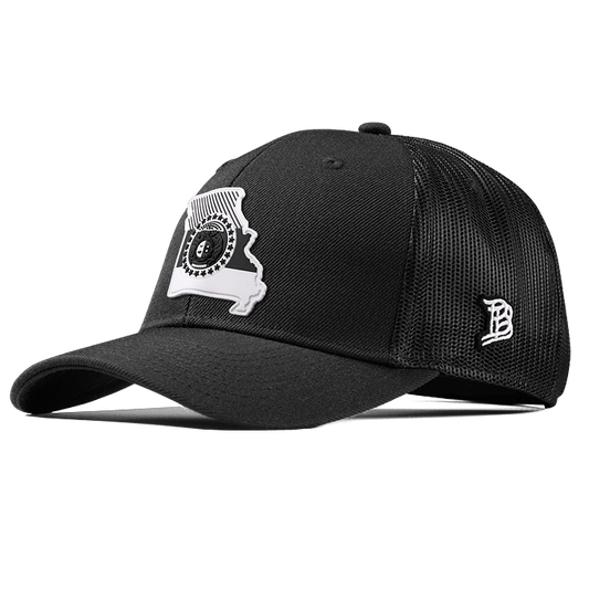 Missouri Moonlight PVC Curved Trucker Black