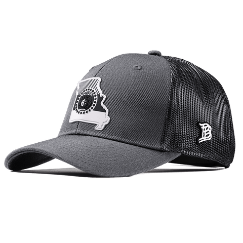 Missouri Moonlight PVC Curved Trucker Charcoal