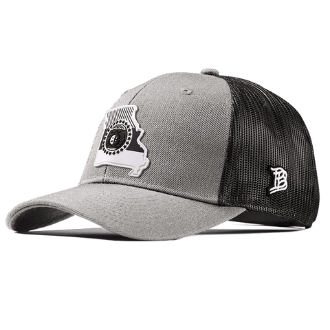 Missouri Moonlight PVC Curved Trucker Heather Gray