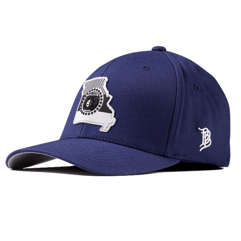 Missouri Moonlight PVC Flexfit Fitted Navy