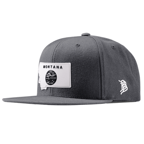 Montana Moonlight PVC Classic Snapback Charcoal